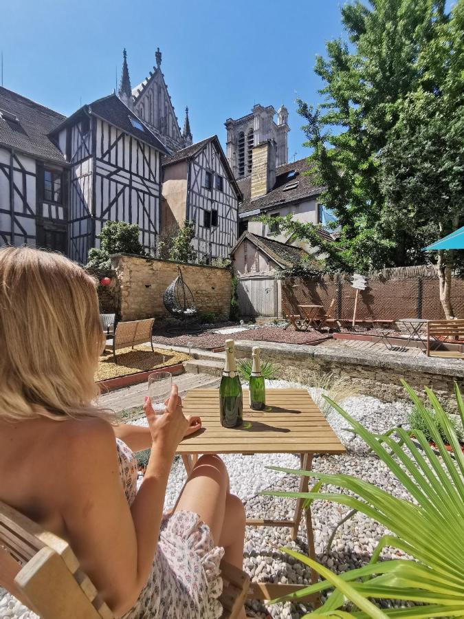 L'Oiseau De La Cathedrale - Calme - Jardin - Wifi Apartman Troyes Kültér fotó